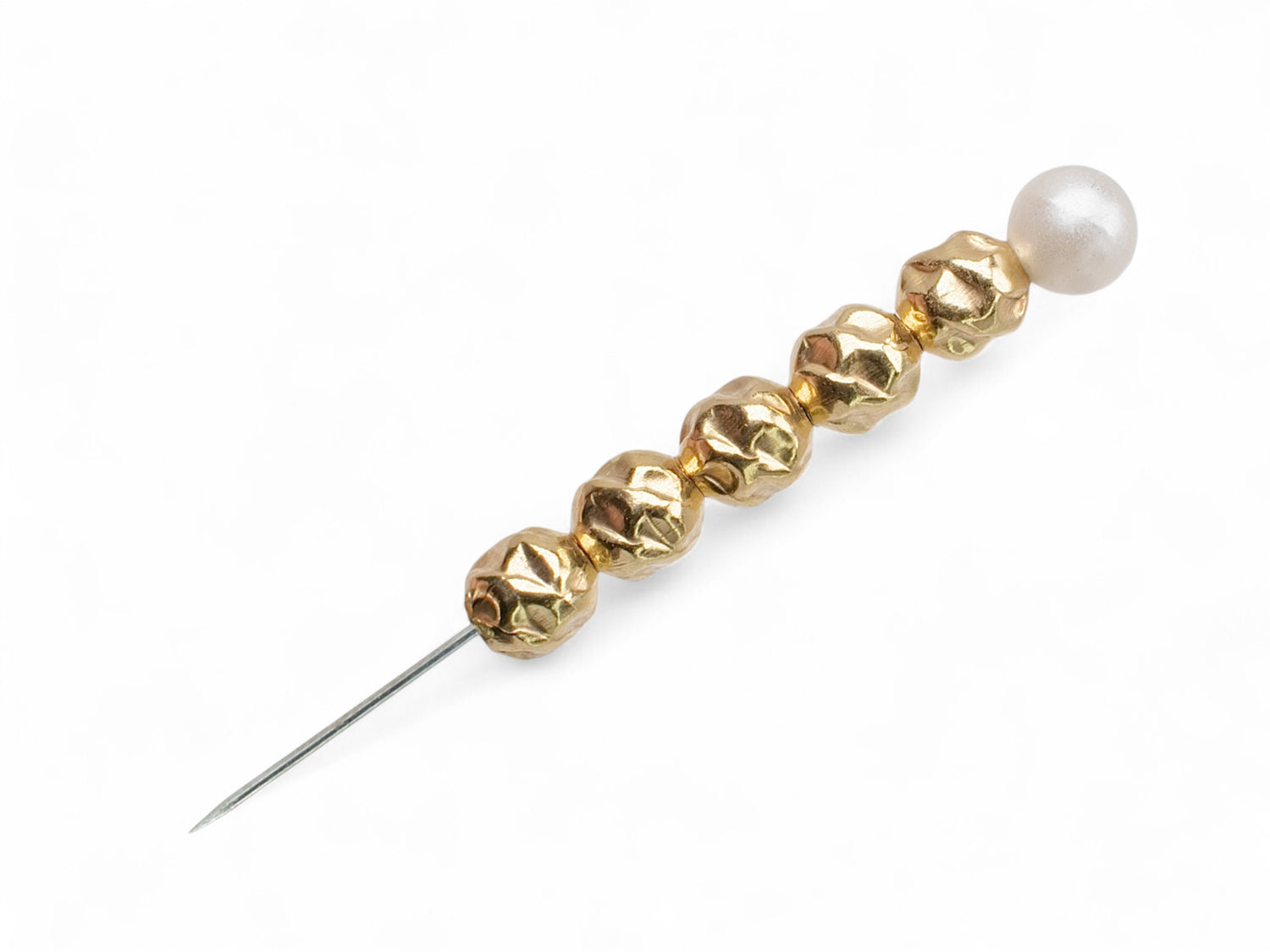 Asymmetrical Round Beads - 14k Gold Filled - 10 Pcs