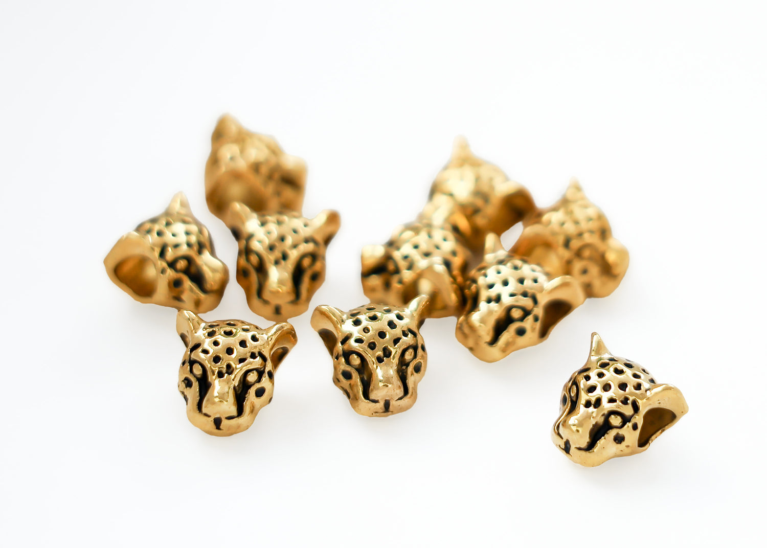 Leopard Spacer Beads