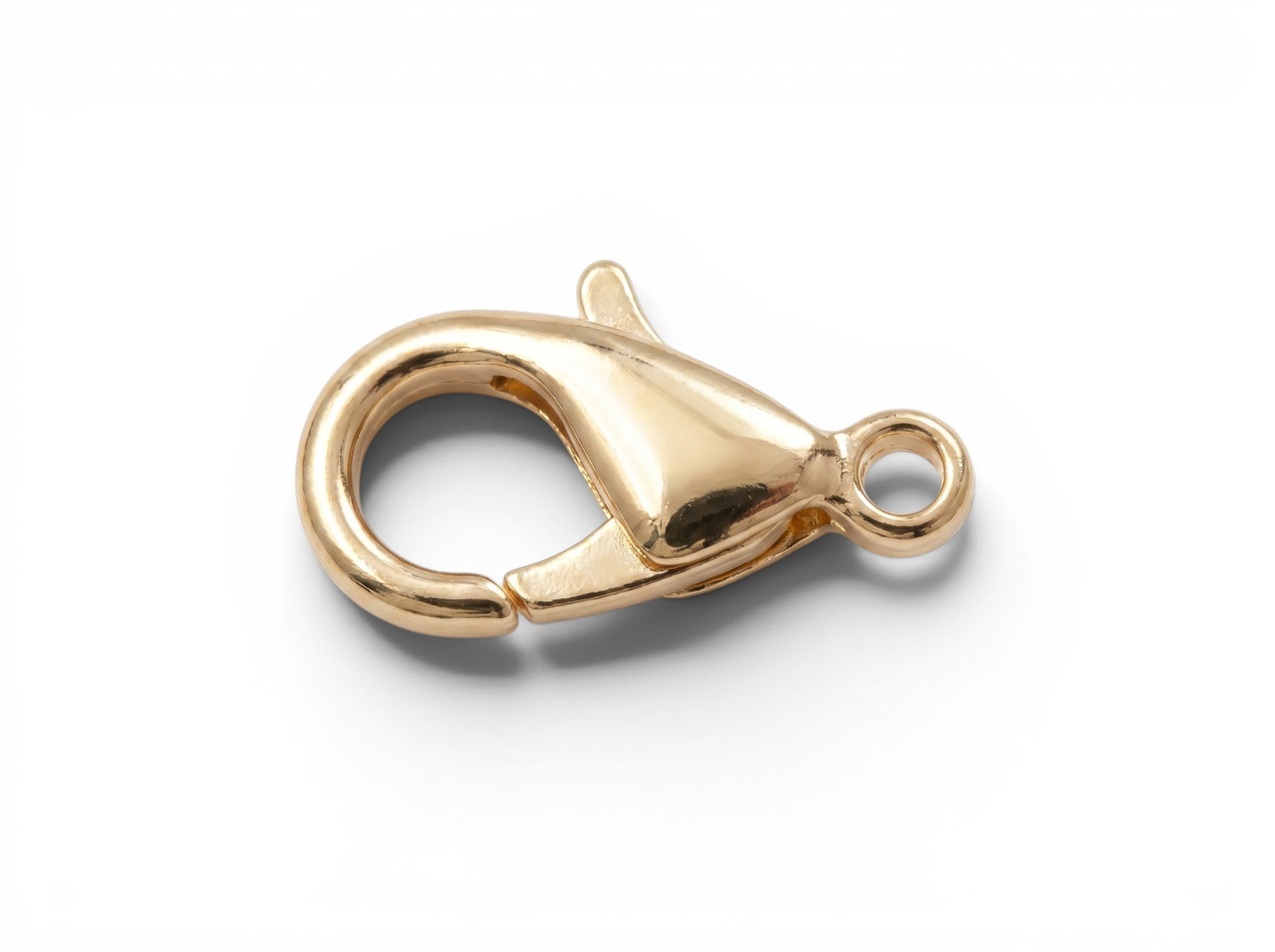 Trigger Clasp - Gold Filled with Closed Permanent Loop
