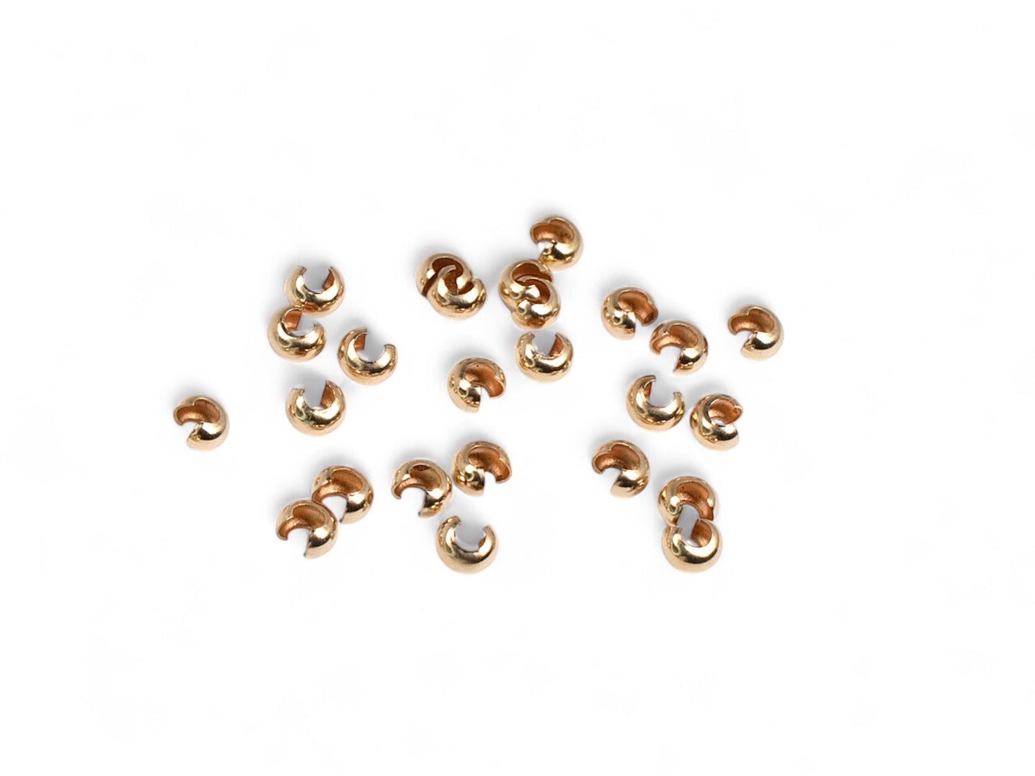 Crimp Bead Cover - Gold Filled - 25 Pcs