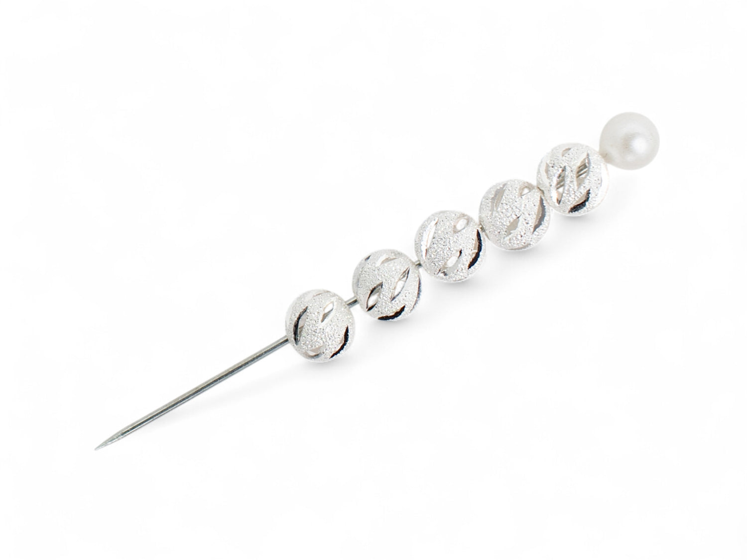 Stardust Cutout Beads - 925 Sterling Silver - 6mm - 25 Pcs