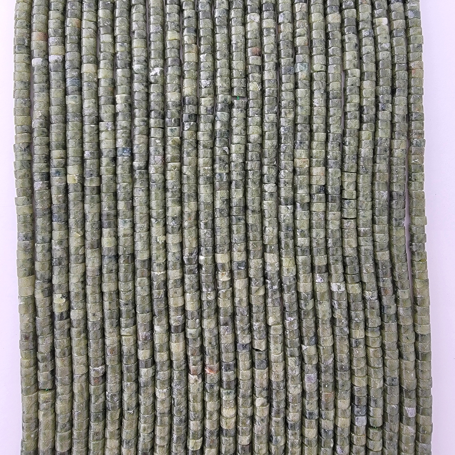 Chinese Jade Heishi Stone Beads