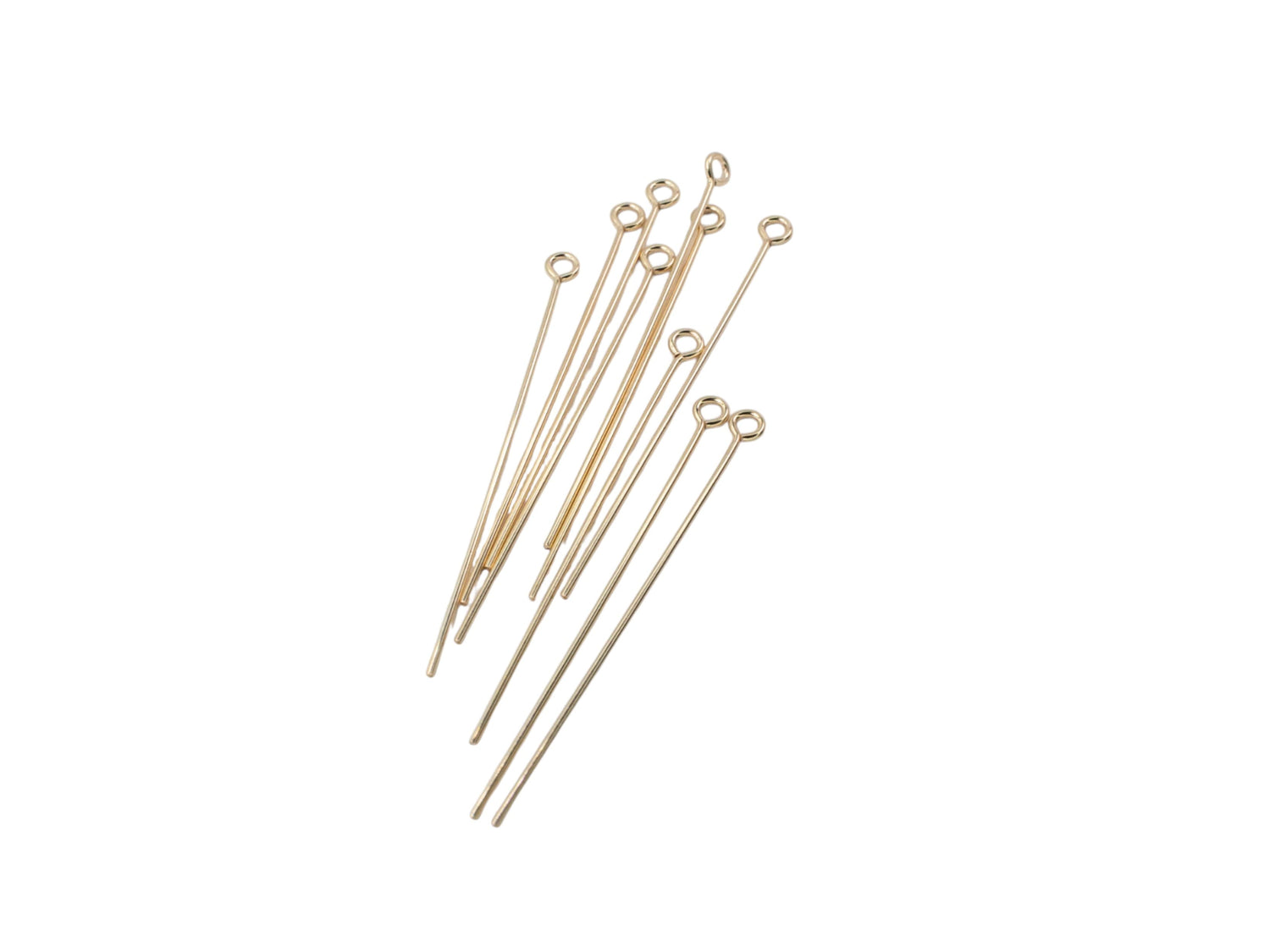 Eye Pin - Gold Filled 22ga - 10 Pcs