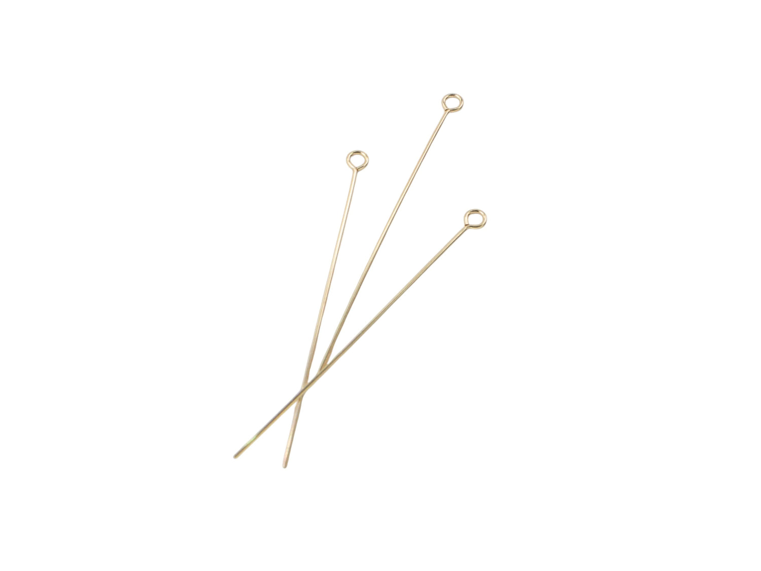 Eye Pins - Gold Filled, 24ga - 10 Pcs