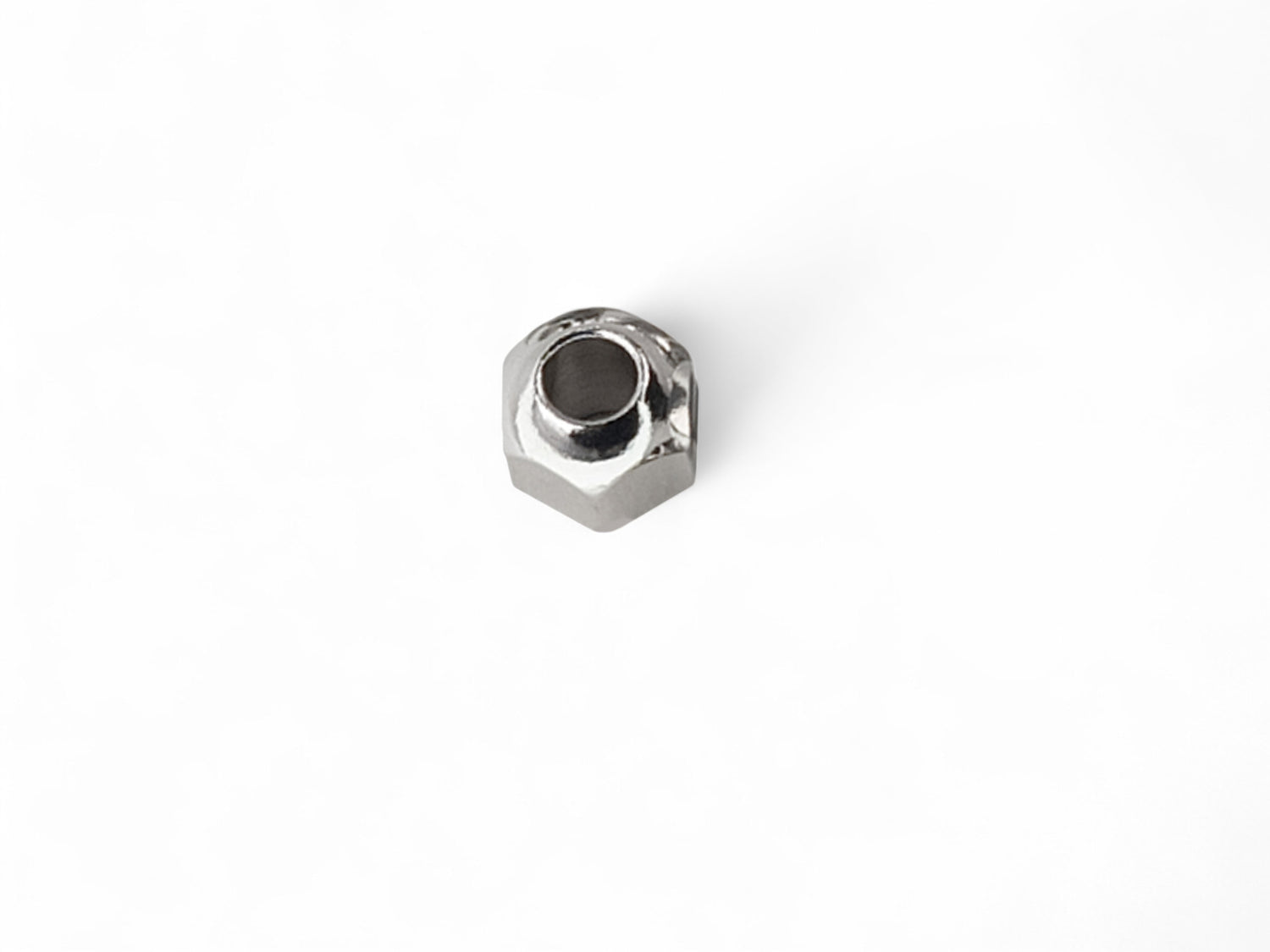 Hexagon Barrel Spacer Beads - Stainless Steel