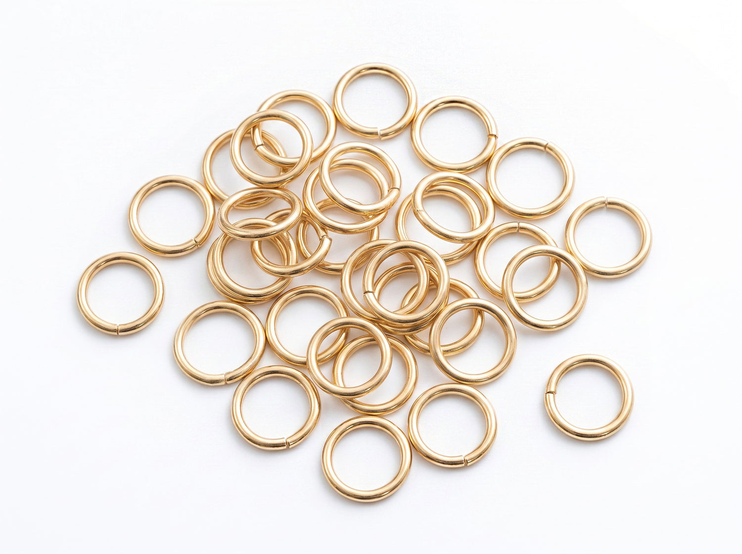 Jump Ring Open/Split - 14k Gold Filled, 22ga - 25 Pcs