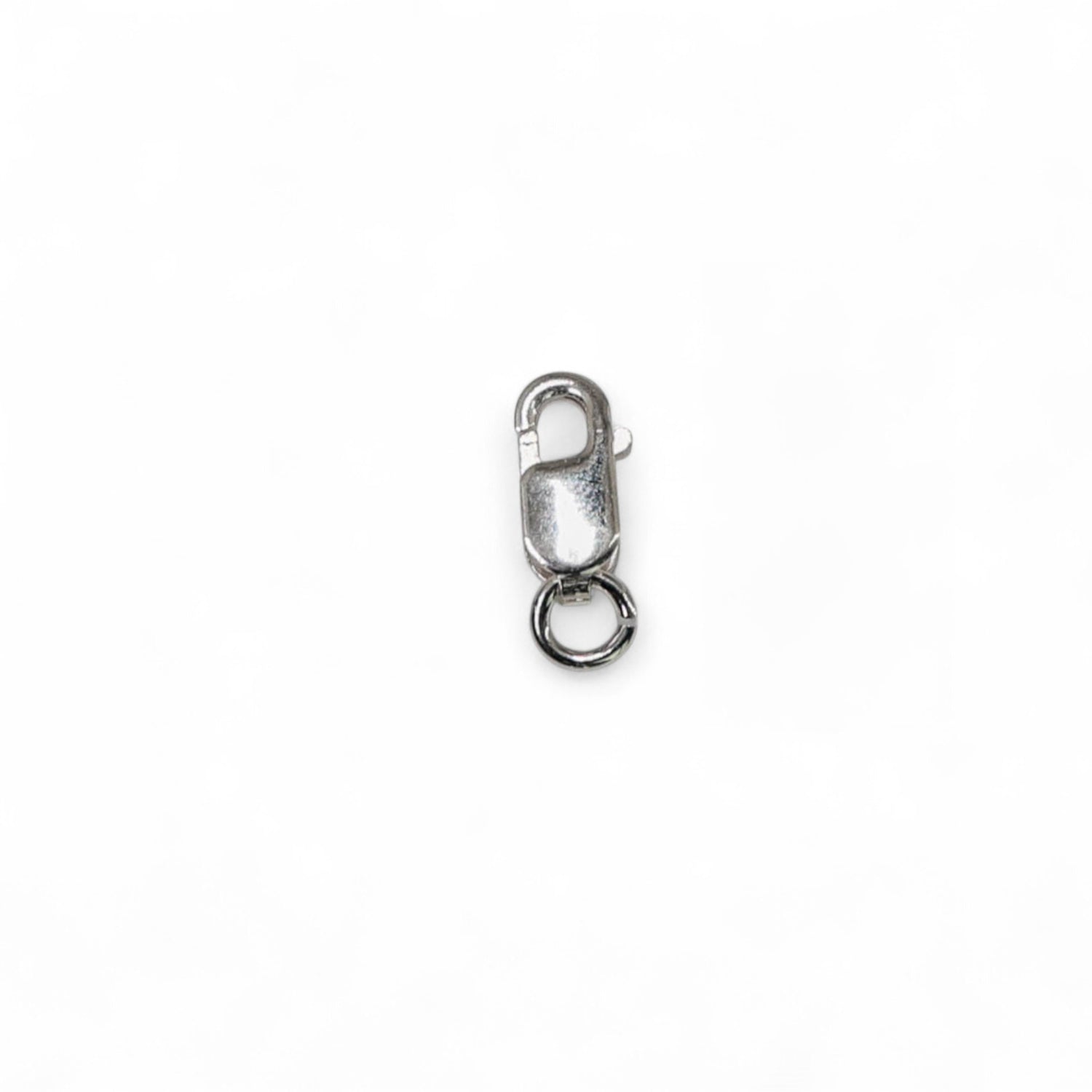 Lobster Clasp - 925 Sterling Silver with Ring