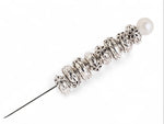 Tibetan silver plum spacer beads