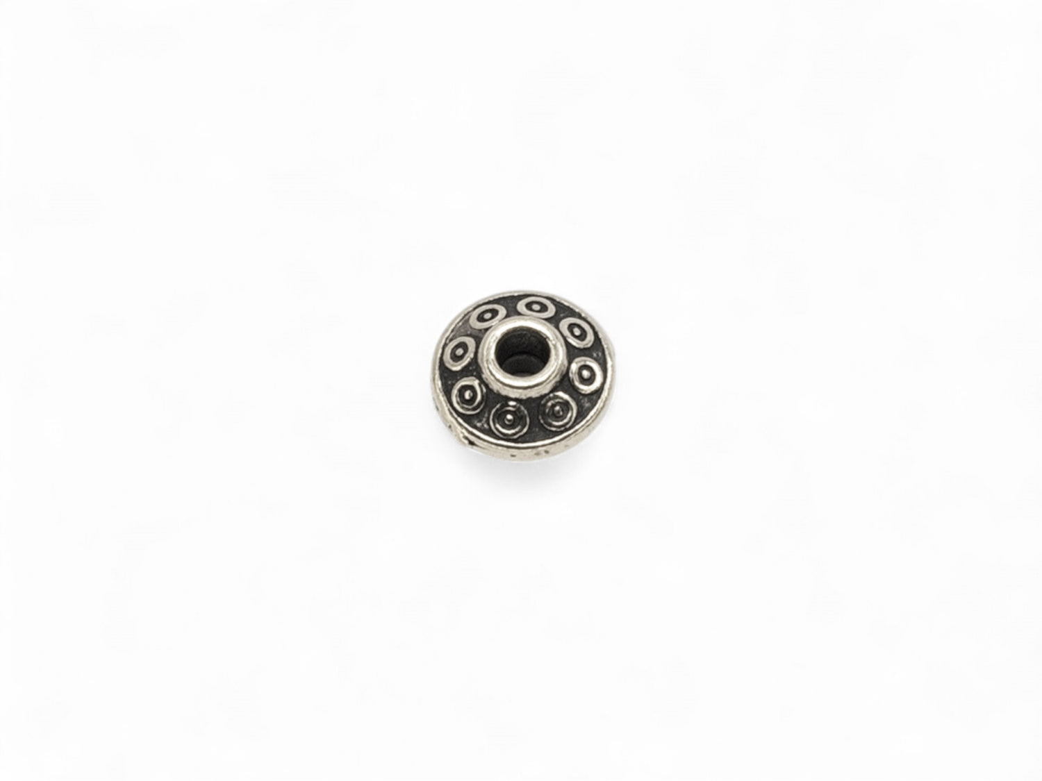 Ornate Saucer Spacer Beads