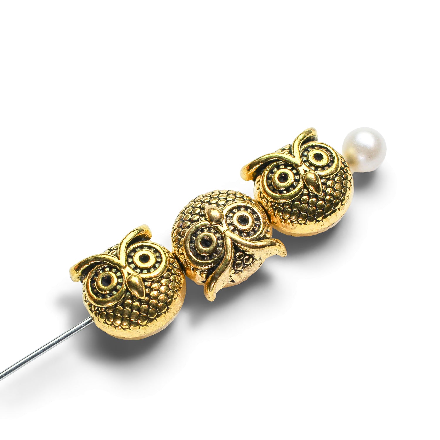 Owl Spacer Beads