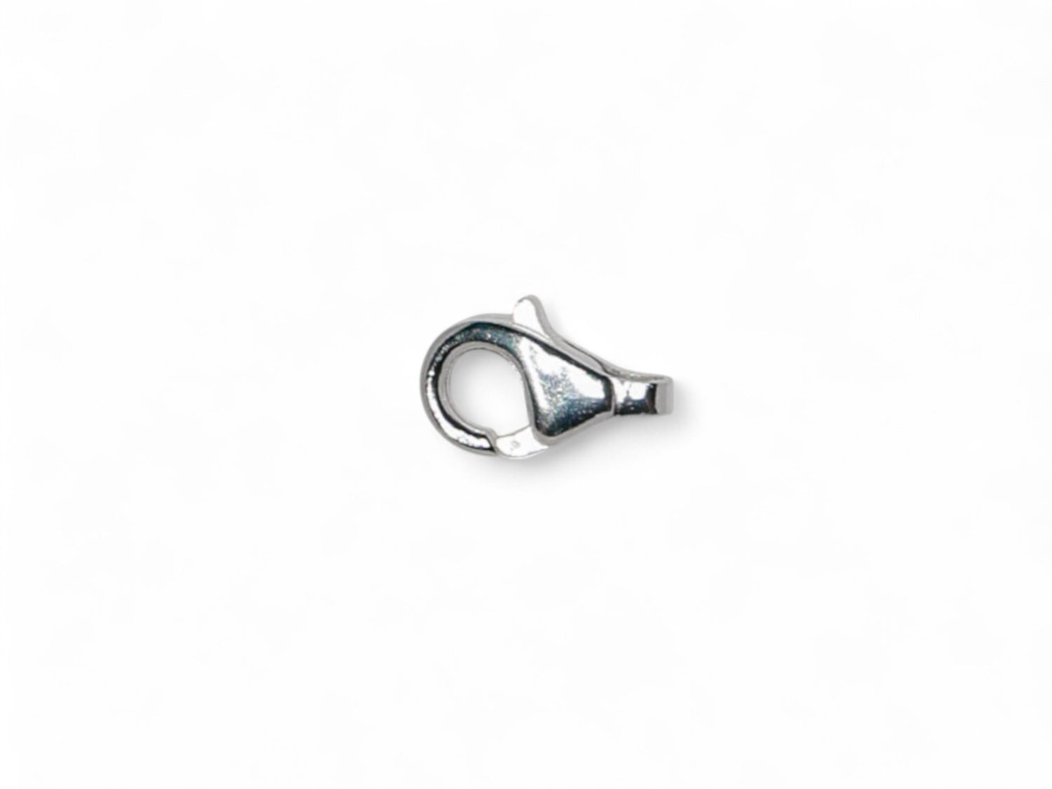 Lobster Clasps with Permanent Loop - Stainless Steel