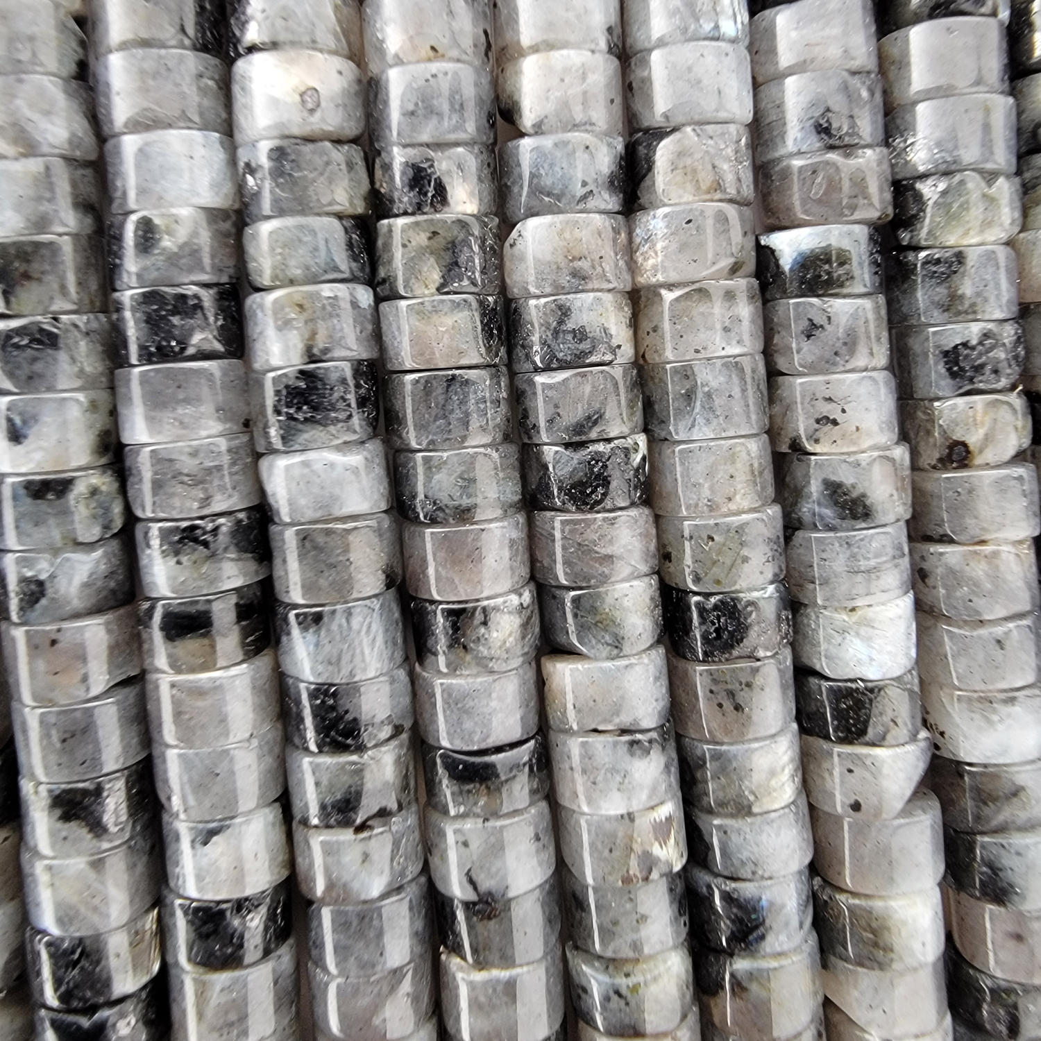 Black Labradorite Heishi Stone Beads