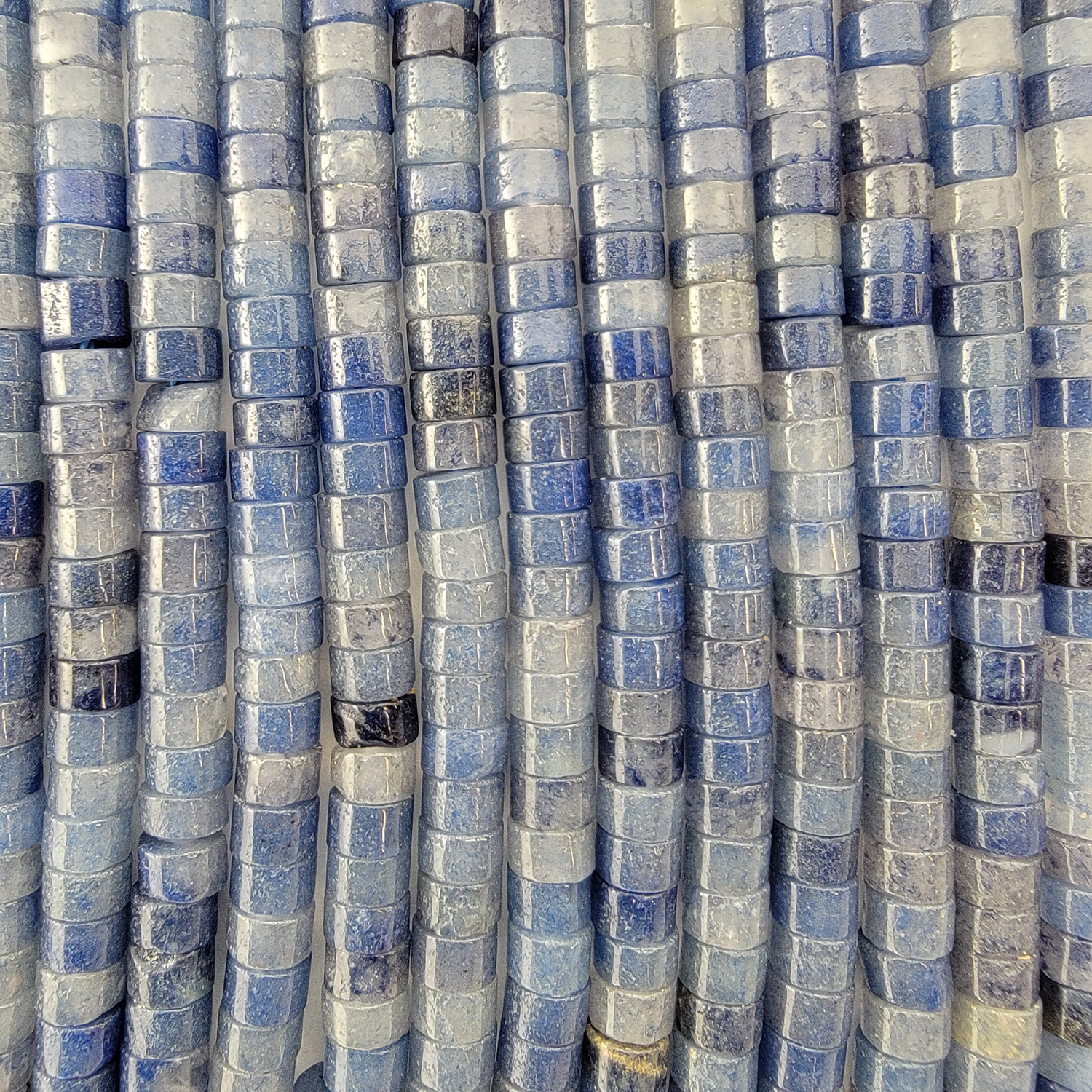 Blue Aventurine Heishi Stone Beads