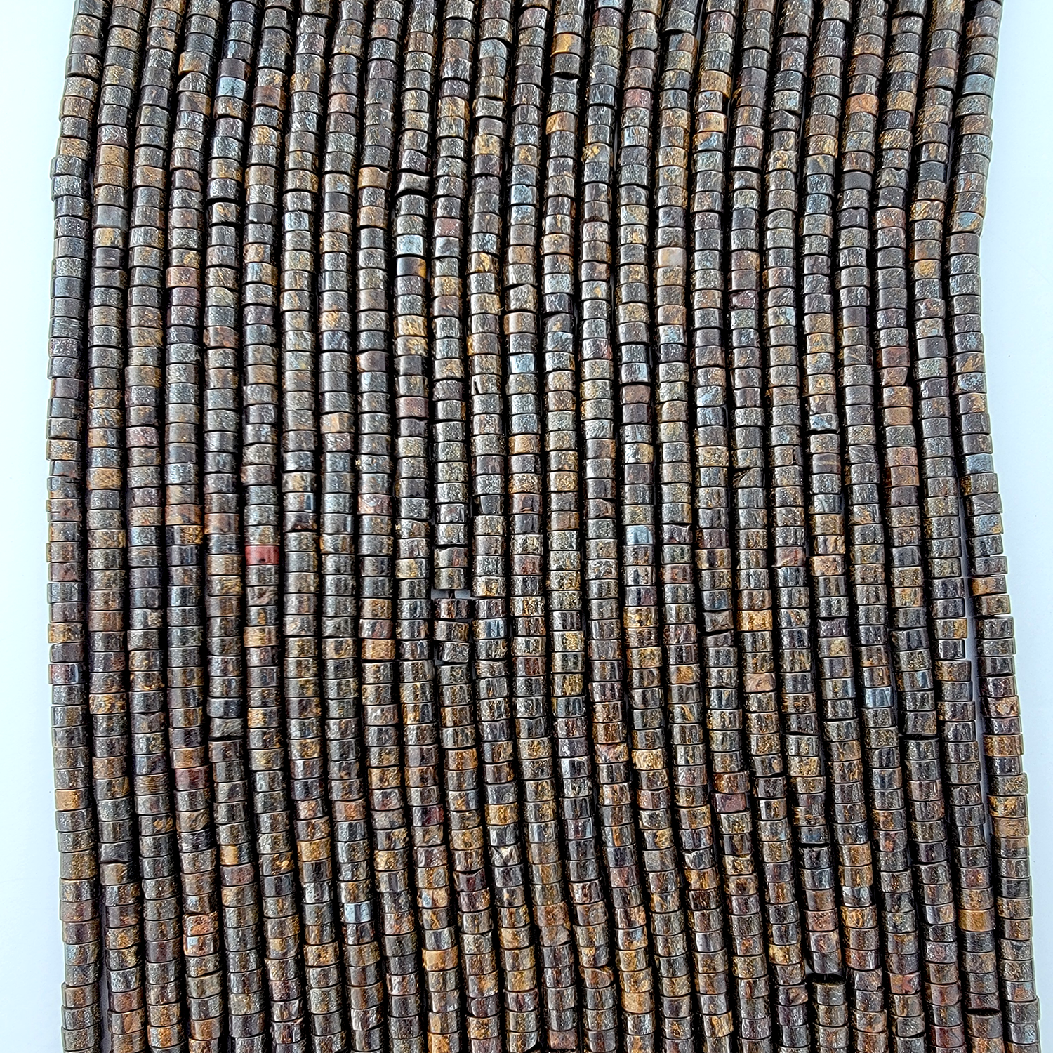 Bronzite Heishi Stone Beads
