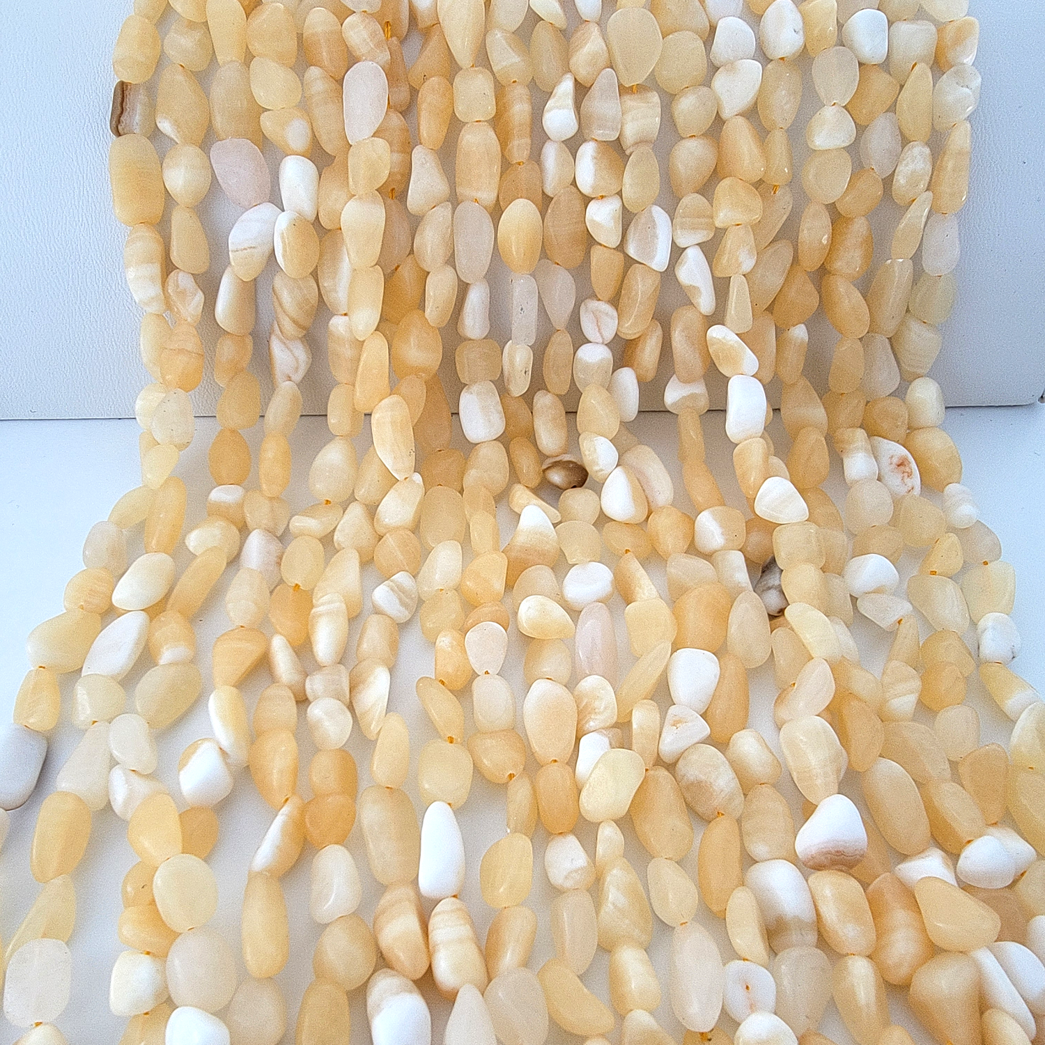 Honey Gold Calcite Nugget Stone Beads
