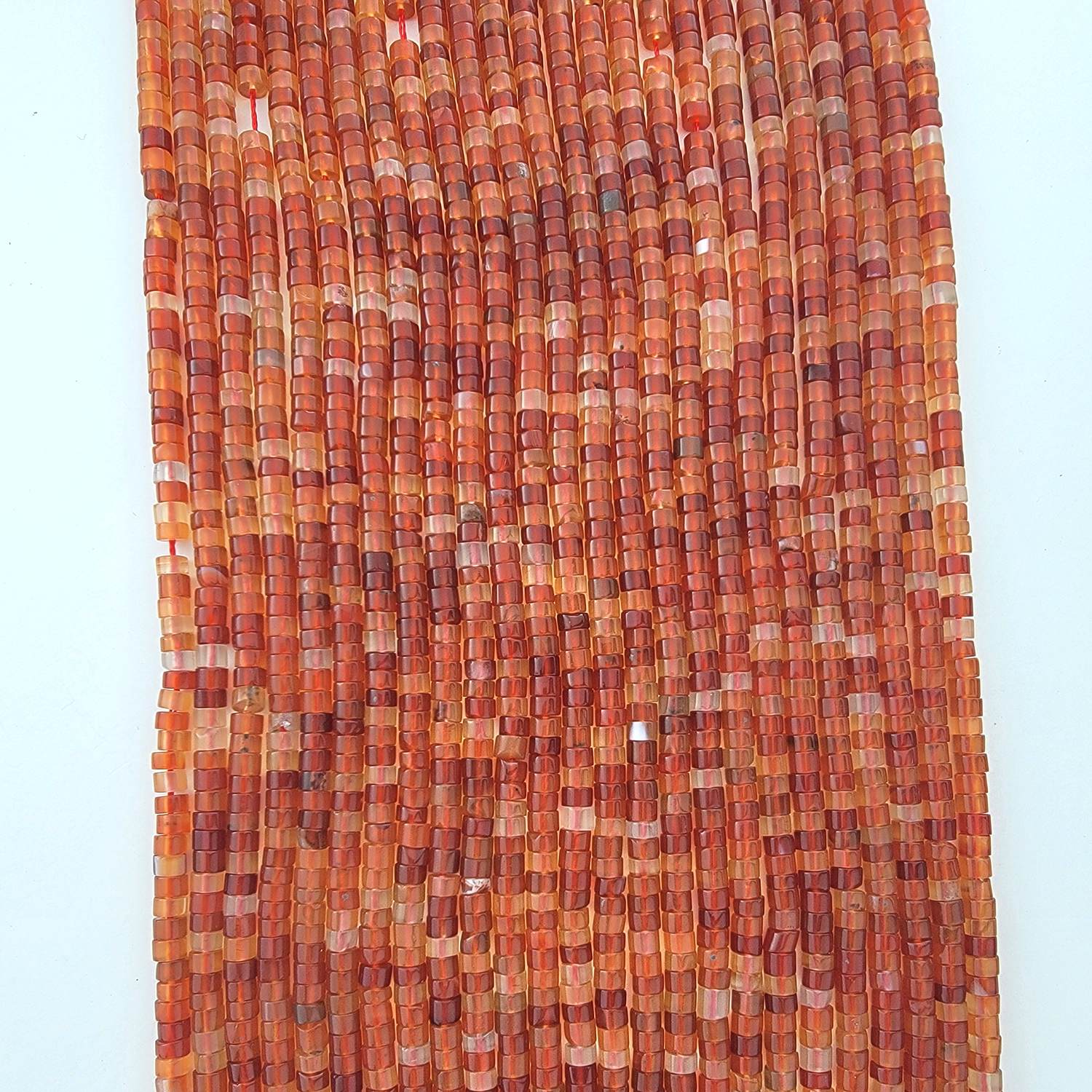 Carnelian Heishi Stone Beads