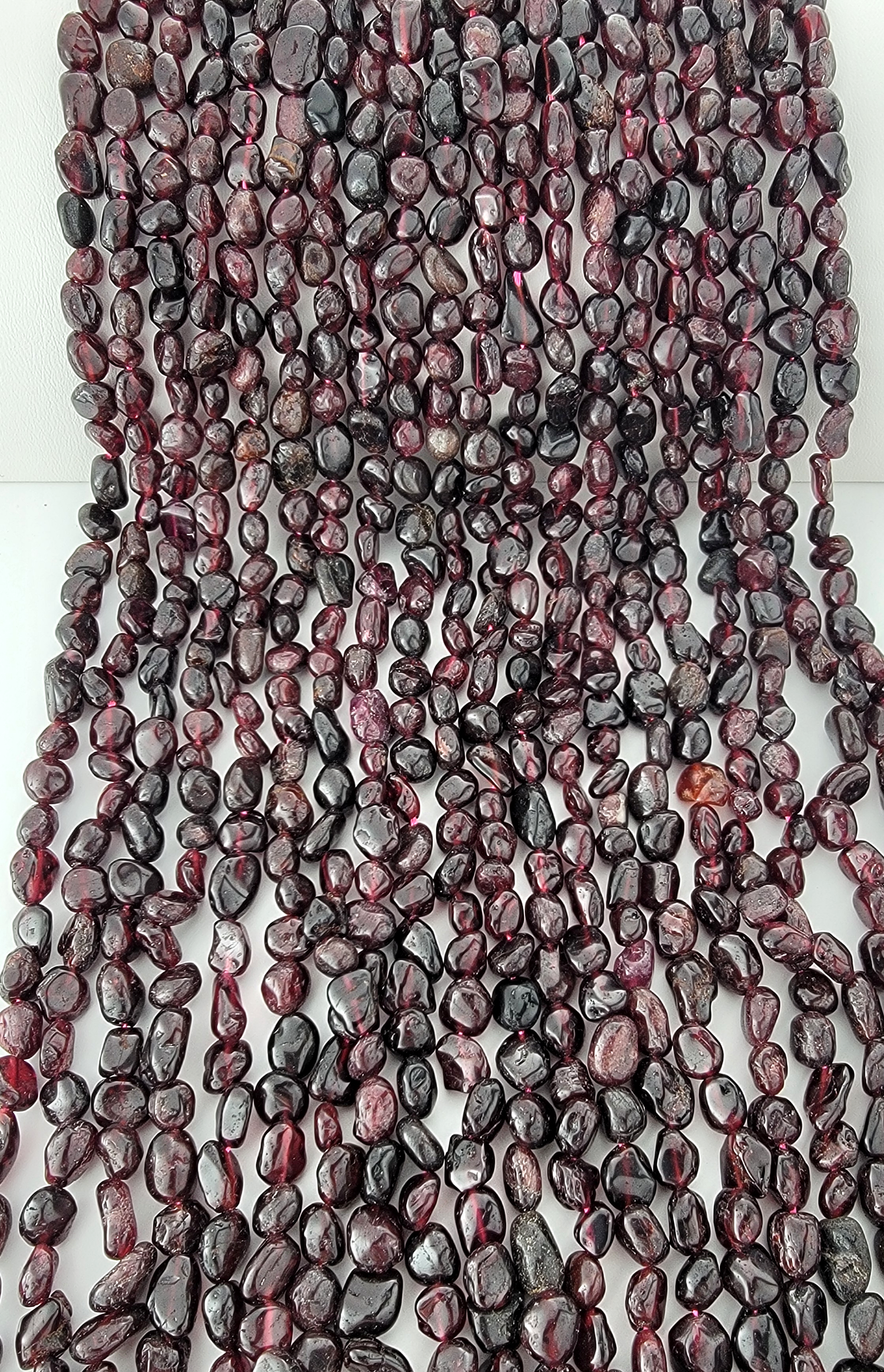Garnet Nugget Stone Beads