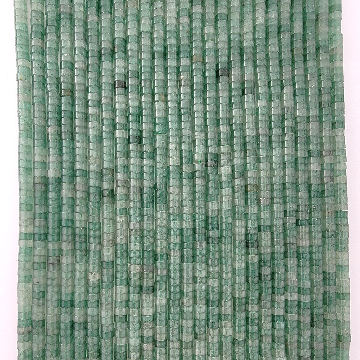 Green Aventurine Heishi Stone Beads