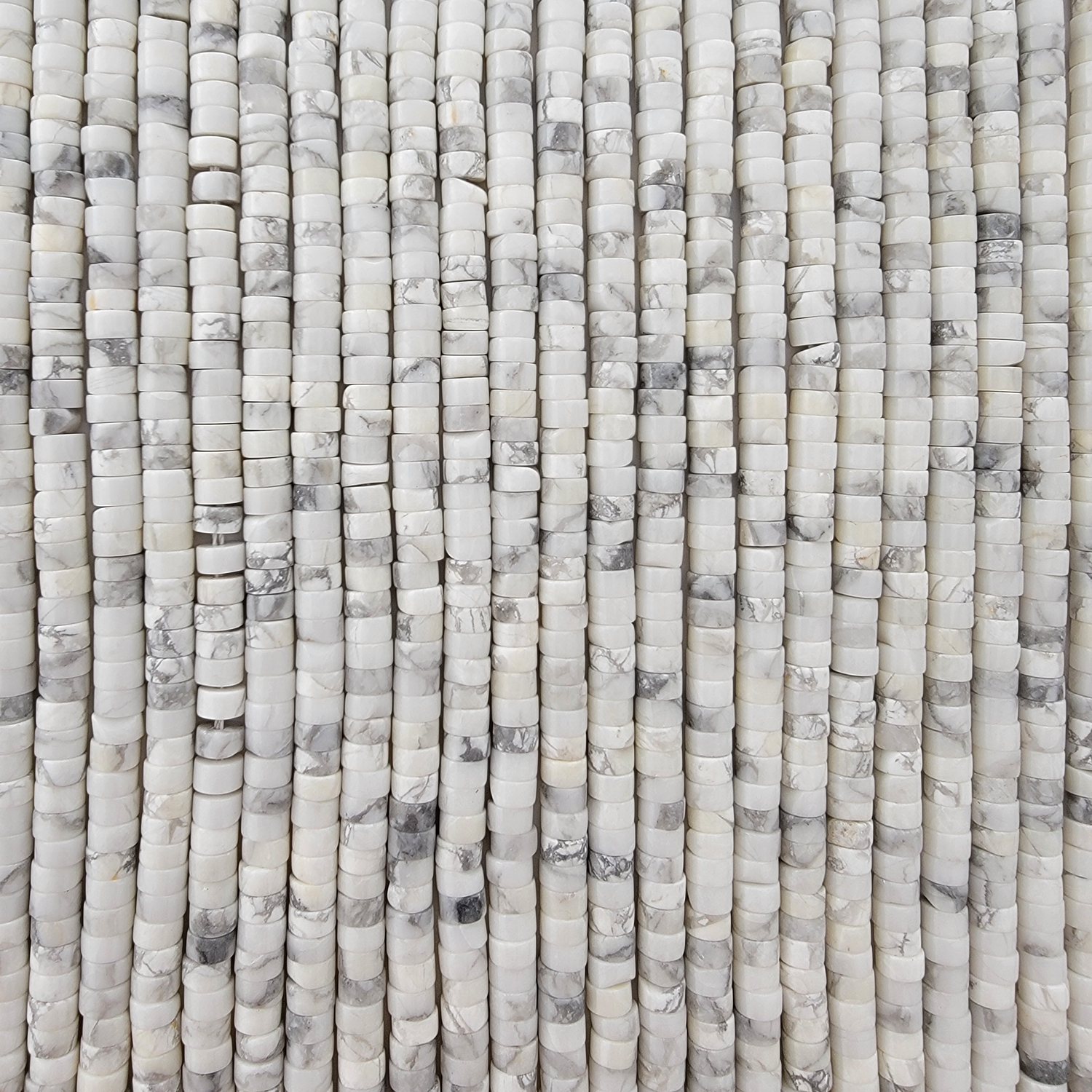 Howlite Heishi Stone Beads