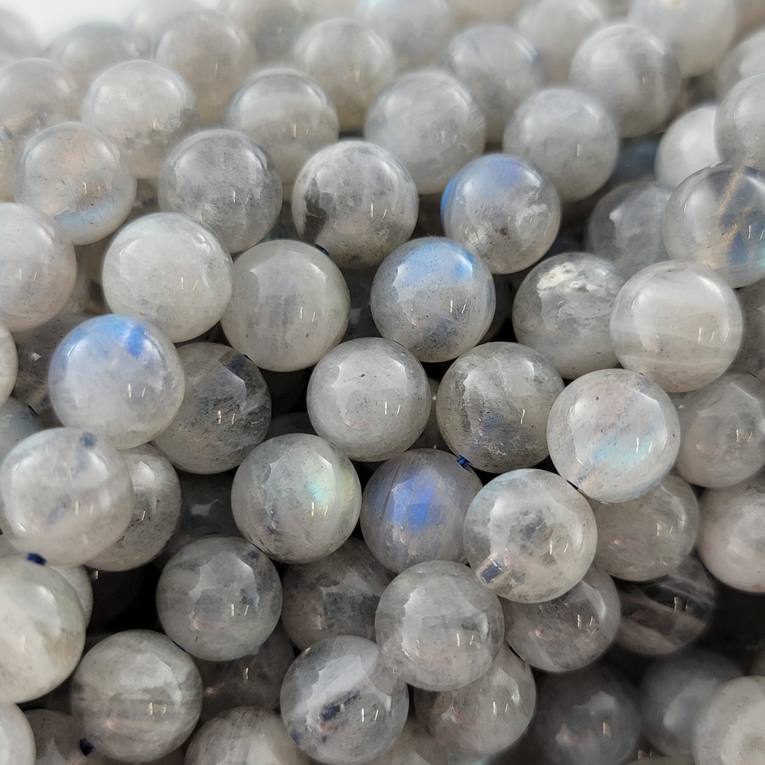 Labradorite Natural Smooth Round Beads