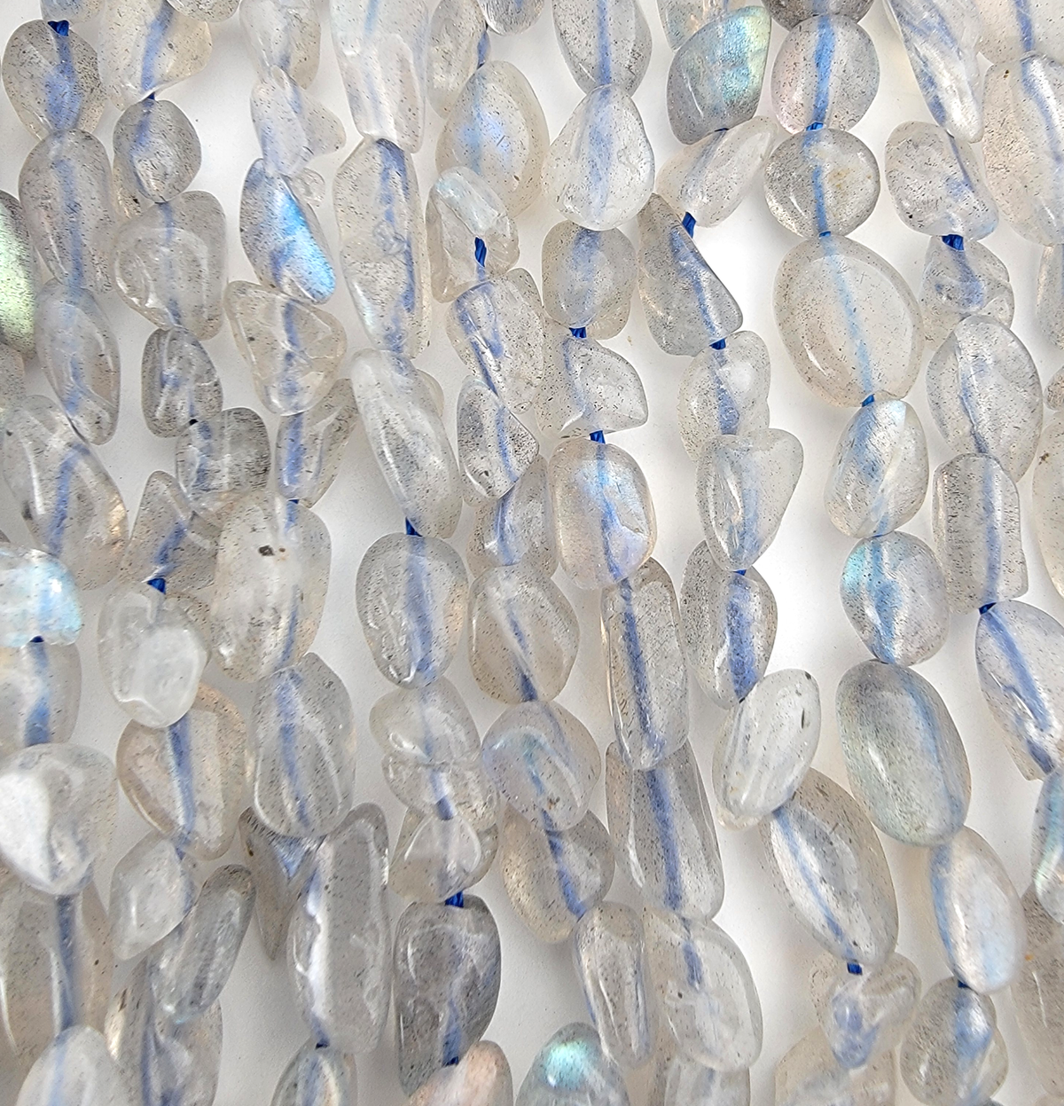 Labradorite Nugget Stone Beads