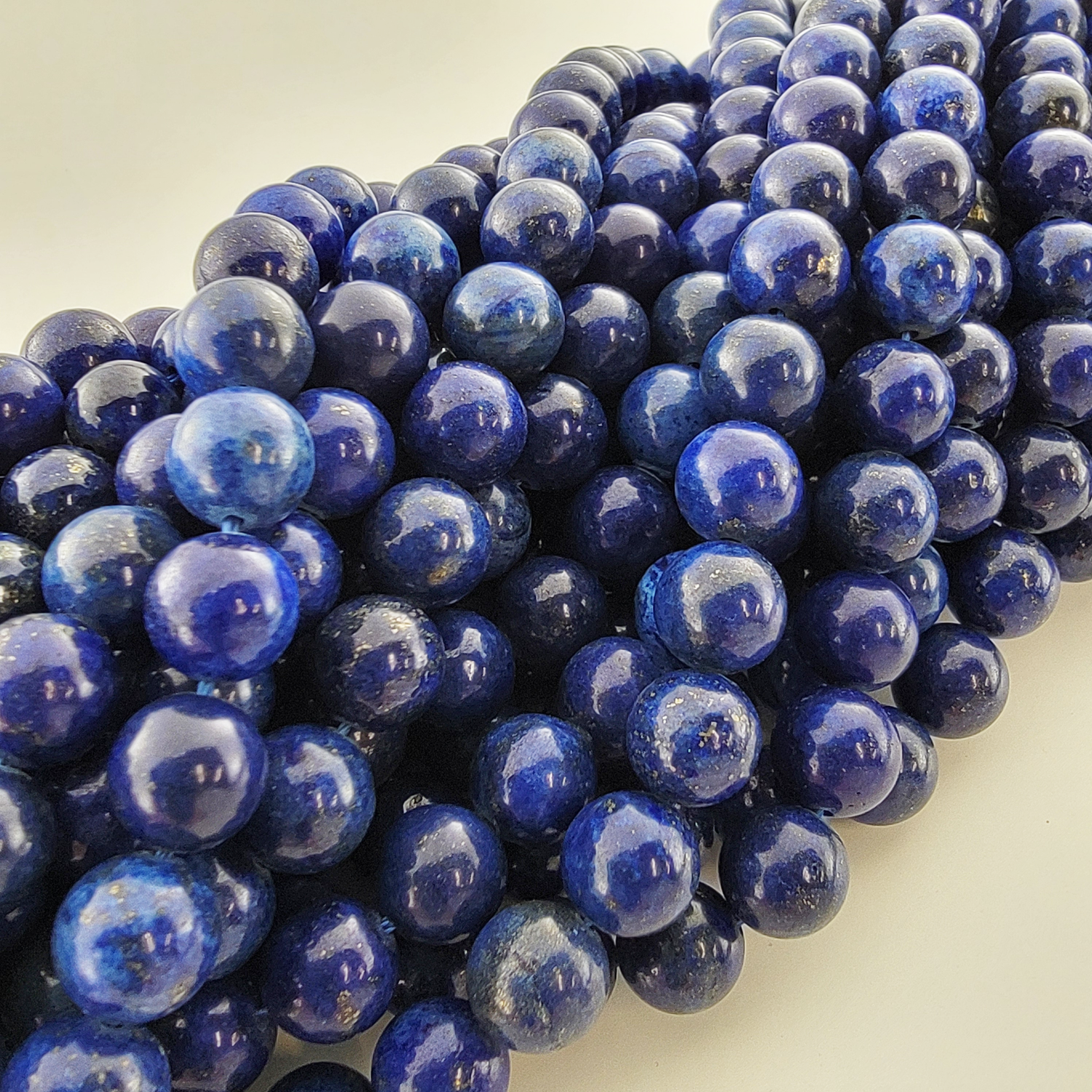 Lapis Lazuli Natural Smooth Round Beads