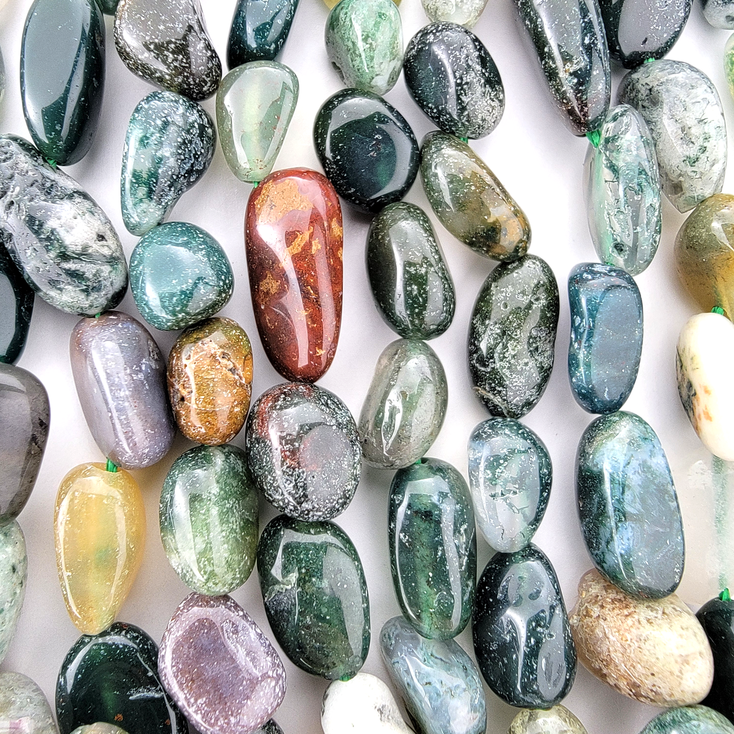 Ocean Jasper Nugget Stone Beads