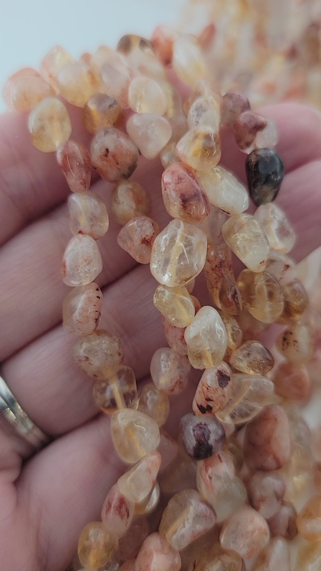 Citrine Nugget Stone Beads