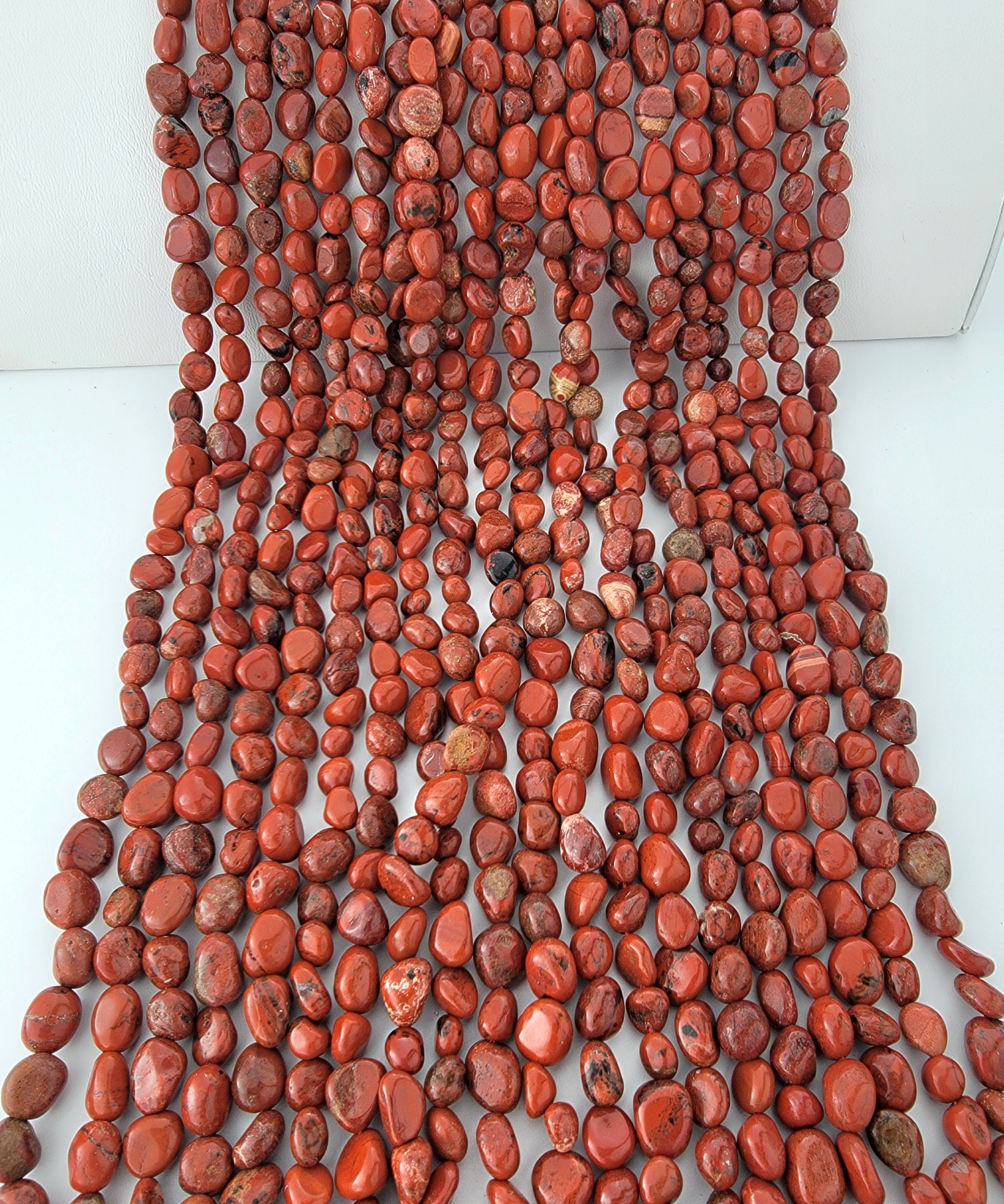 Red Jasper Nugget Stone Beads