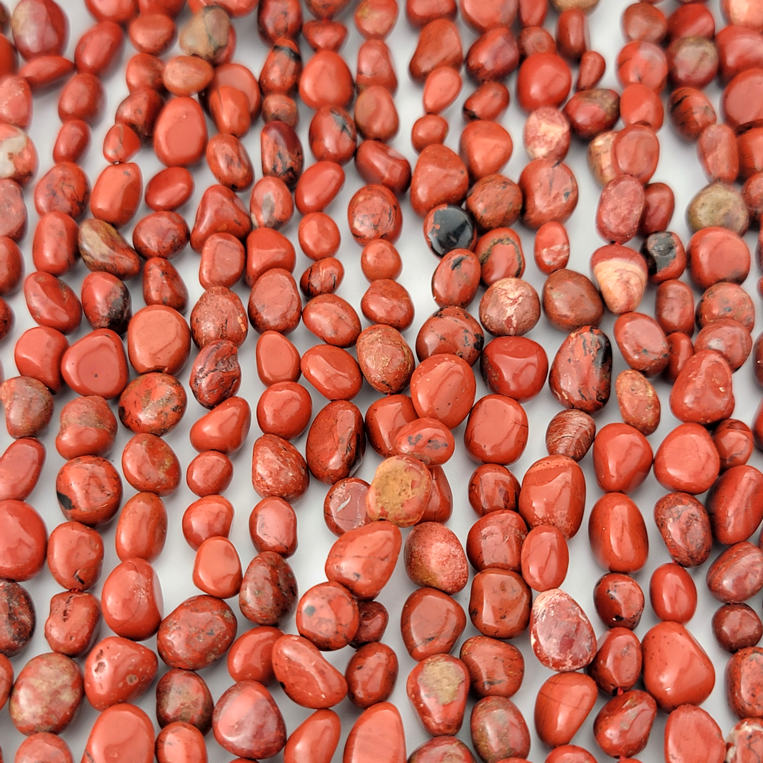 Red Jasper Nugget Stone Beads