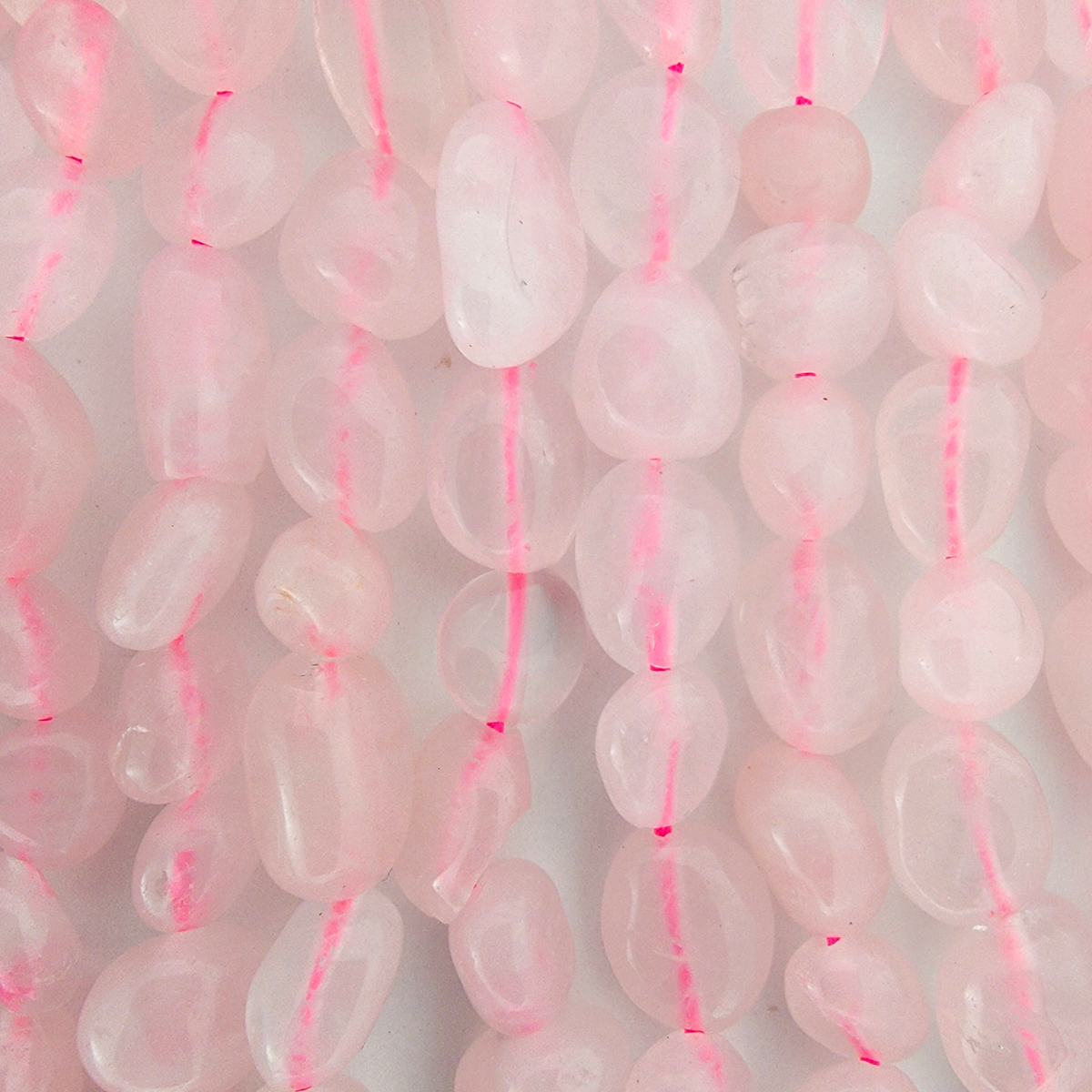 Rose Quartz Nugget Stone Beads