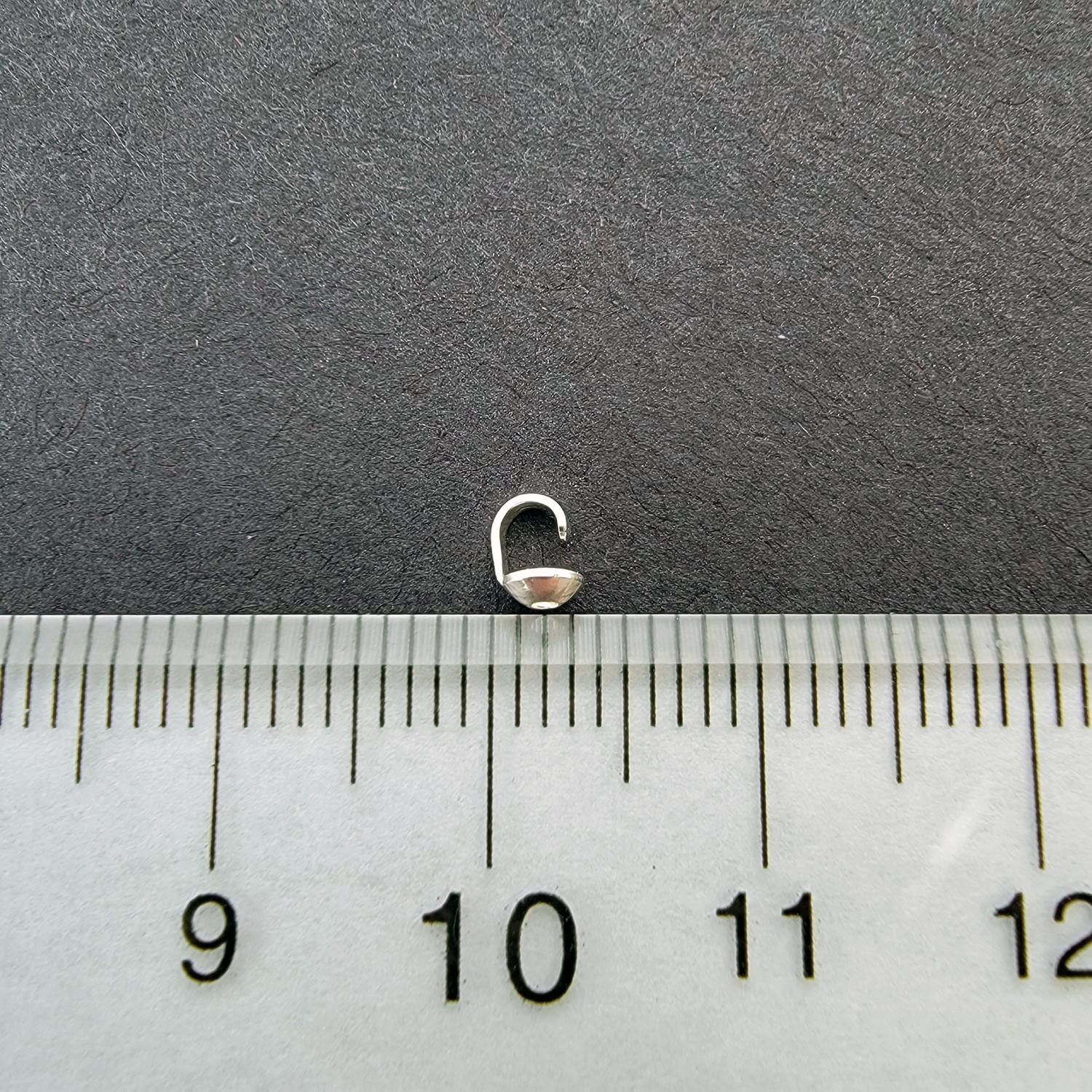 Bead Tips 3mm - 925 Sterling Silver - 25 Pcs