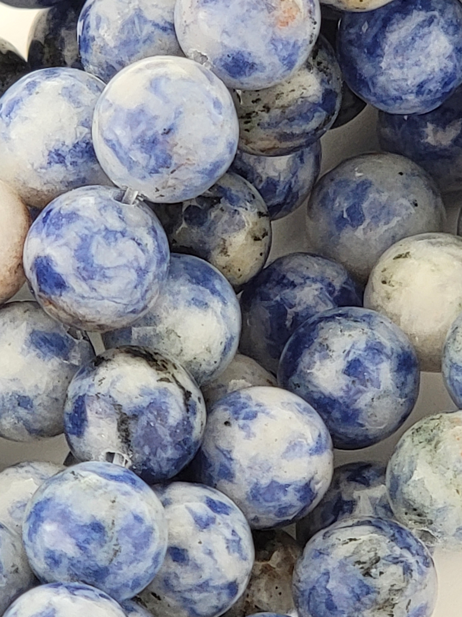 Sodalite Natural Smooth Round Beads