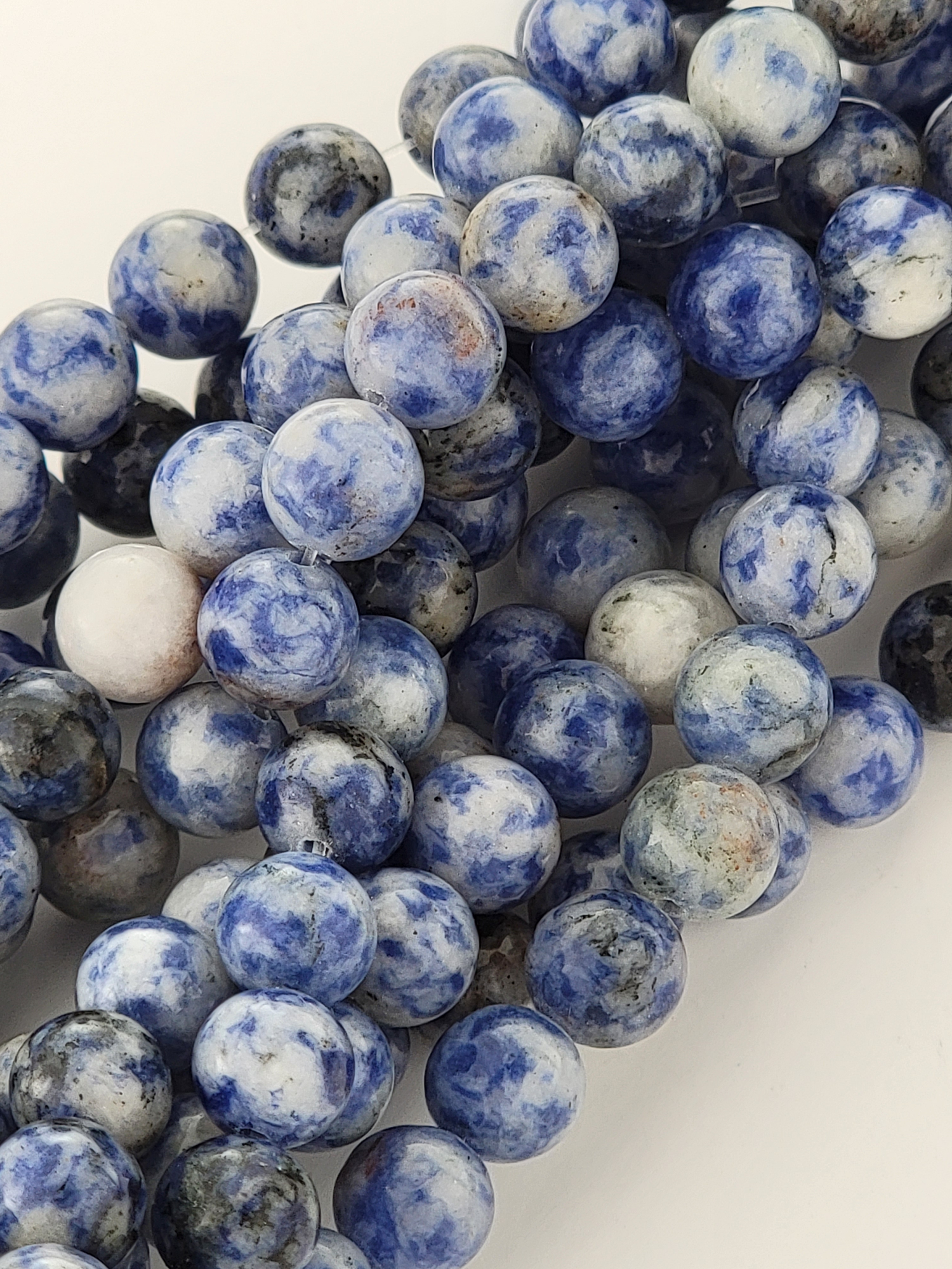 Sodalite Natural Smooth Round Beads